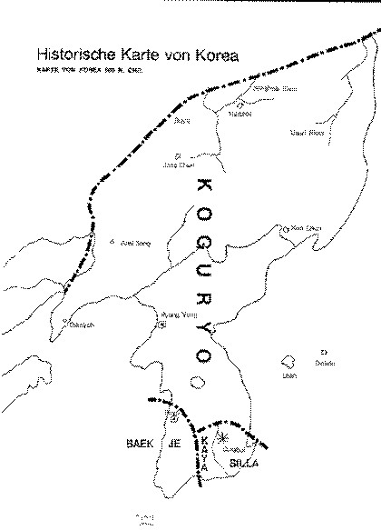Karte Korea